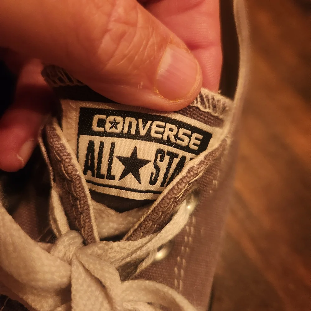 Gray Converse Sneakers - Picture 4 of 7